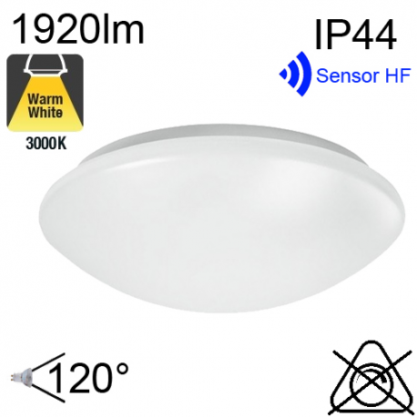 Hublot LED IP44 24W 1920lm 3000K sensor HF