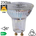 Spot LED GU10 230lm 2700K 36° Dimmable