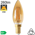 Flamme Ambrée LED E14 260lm 2700K Dimmable