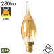 Flamme Grand Siècle Ambrée LED E14 280lm 2700K Dimmable