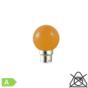 Sphérique LED B22 1W Orange