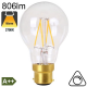 Standard LED B22 806lm 2700K Dimmable