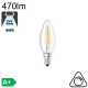 Flamme LED E14 470lm 4000K Dimmable