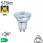 Spot LED GU10 575lm 3000K 36° Dimmable
