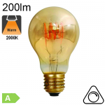 Standard Filament Loops LED E27 200lm 2000K Ambrée Dimmable