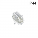 Hublot Ovale IP44 Blanc Douille E27 SANS Lampe