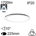 Downlight Flat Led IP20 20W 1700lm 4000K Dimmable